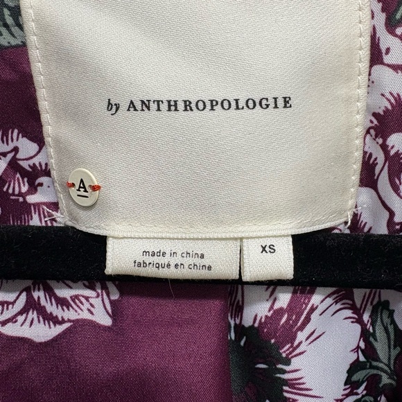 Anthropologie Deep Red Jacket - Picture 6 of 10